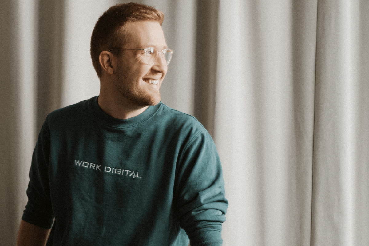 Portrait des work digital Gründers Max Ewert